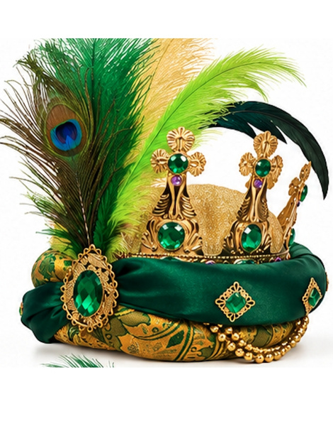 Turbante Deluxe mas corona