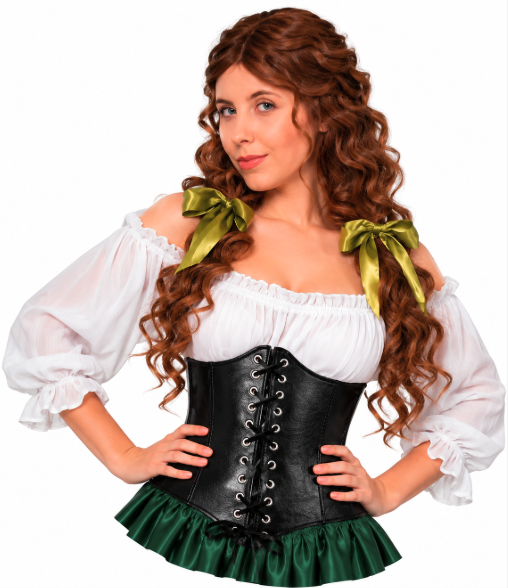 Corset negro 23 cms. de alto