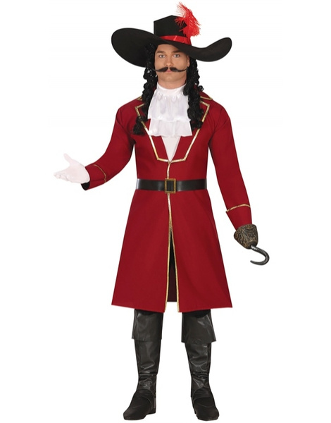 Disfraz de Capitán Pirata Negro para hombre