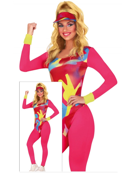 Disfraz Gimnasta rosa para mujer