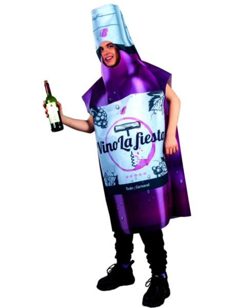 Disfraz Botella de Vino La Fiesta adulto