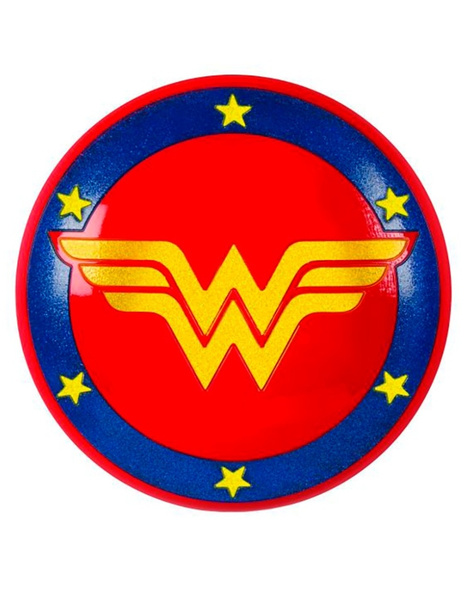 Escudo Wonder woman glitter infantil