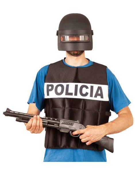 Chaleco policia antibalas adulto