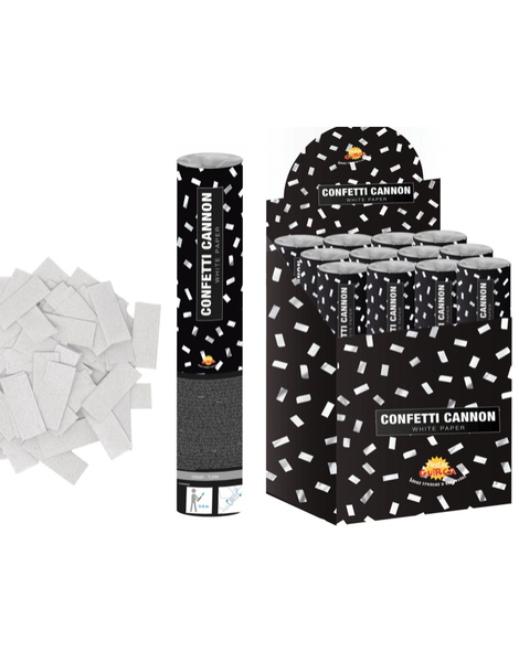 Cañon con papel Blanco 40 cms.