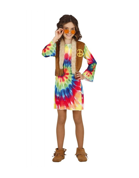 Disfraz hippie infantil niña