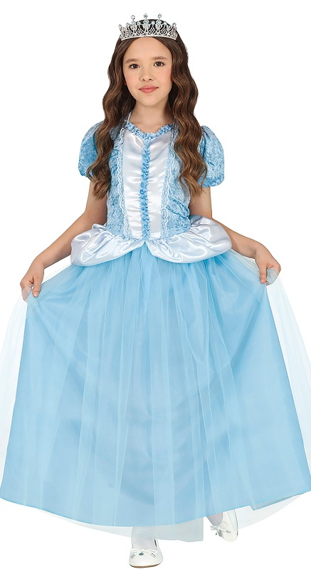 Disfraz princesa fantasia azul infantil