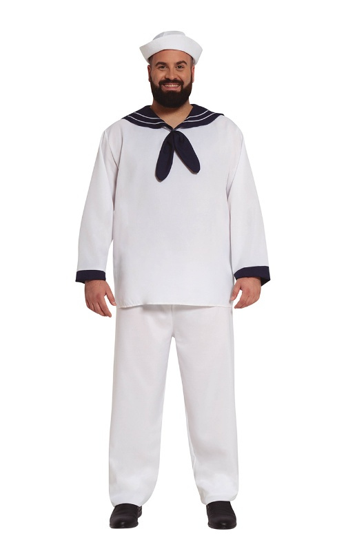 Disfraz Marinero Blanco Adulto t.XL