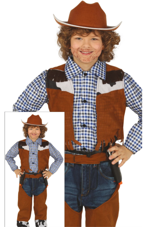 Disfraz vaquero infantil unisex