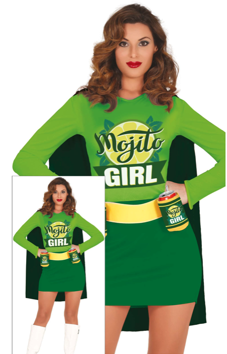 Disfraz Miss Mojito Mujer