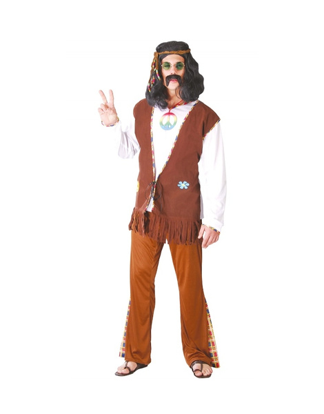 Disfraz Hippie Flower hombre TXL