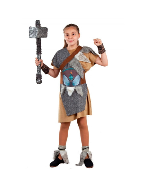 Disfraz vikinga niña
