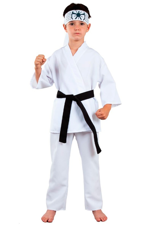 Disfraz  Karateka blanco infantil