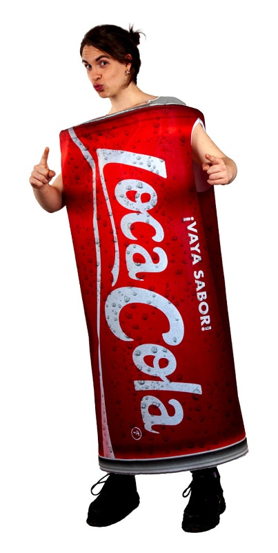 Disfraz Loca Cola para adulto