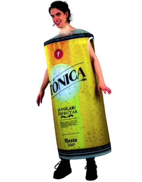 Disfraz de Lata Tónica adulto