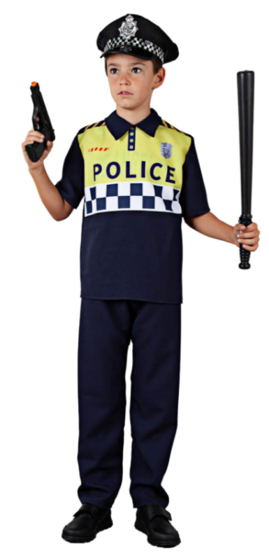 Disfraz policia local infantil