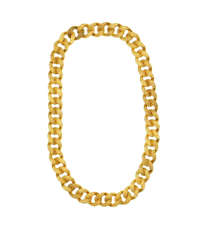 Cadena gruesa dorada