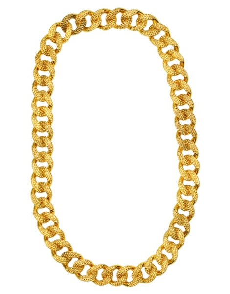Cadena gruesa dorada