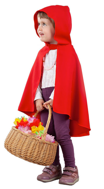 Capa  Roja Capucha Bebe