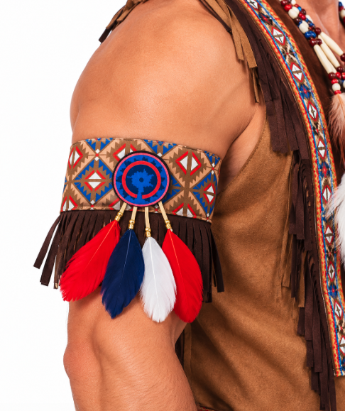 Brazalete Indio/a con plumas
