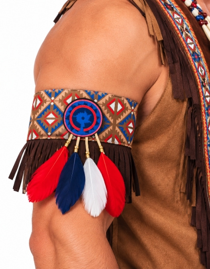 Brazalete Indio/a con plumas