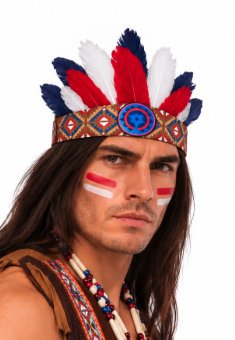 Diadema Indio/a con plumas