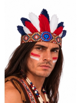 Diadema Indio/a con plumas