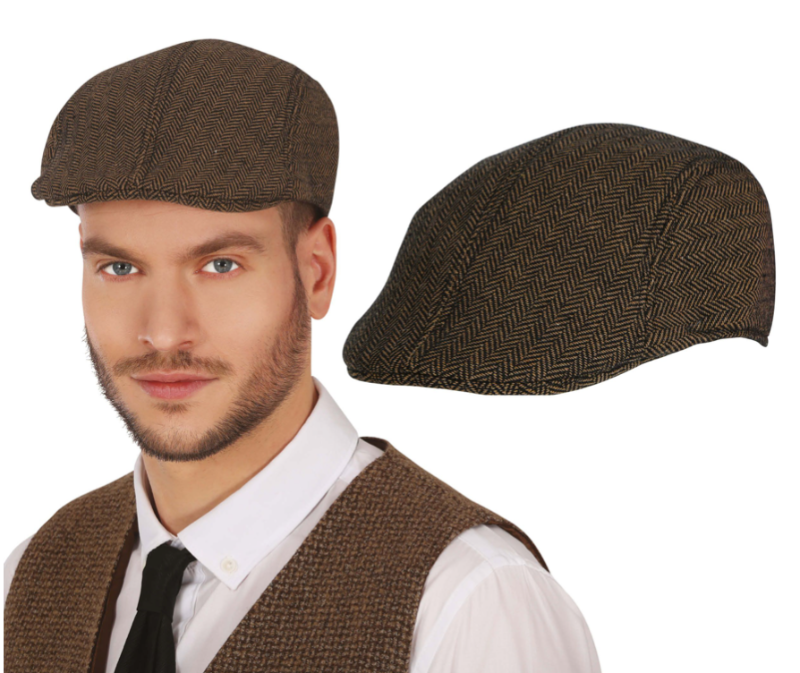 Boina inglesa espigas colores