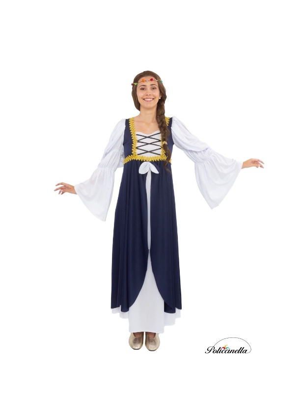 Disfraz Mujer Medieval azul