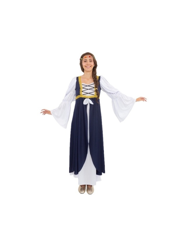 Disfraz Mujer Medieval azul