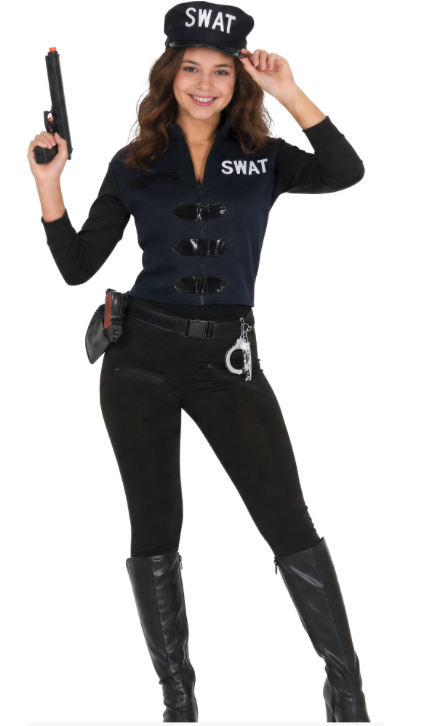 Disfraz policia chica juvenil T.14/16