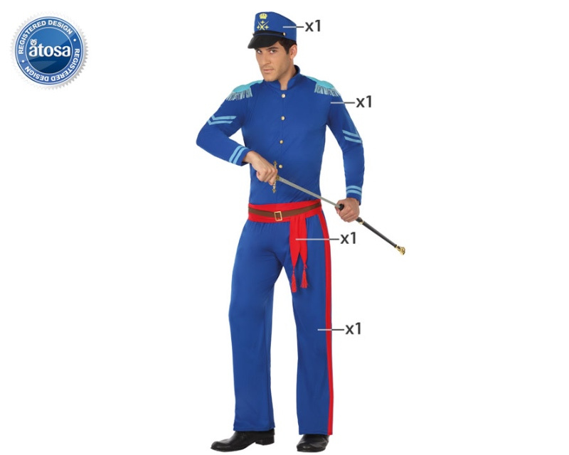 Disfraz Soldado americano adulto T.XL