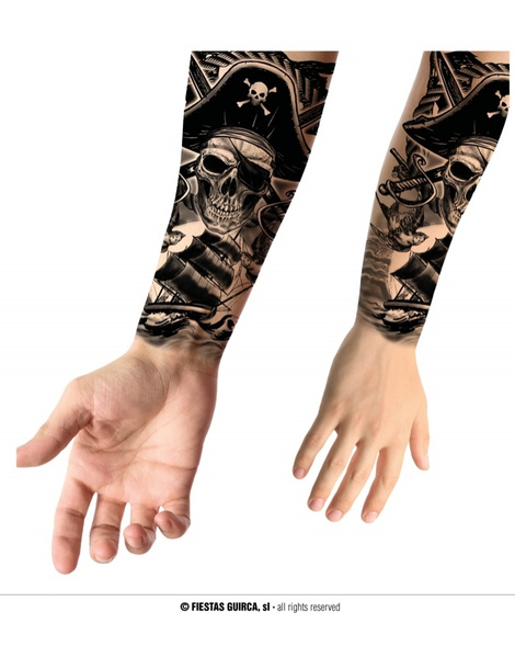 Tatuajes Pirata, 14X30cms
