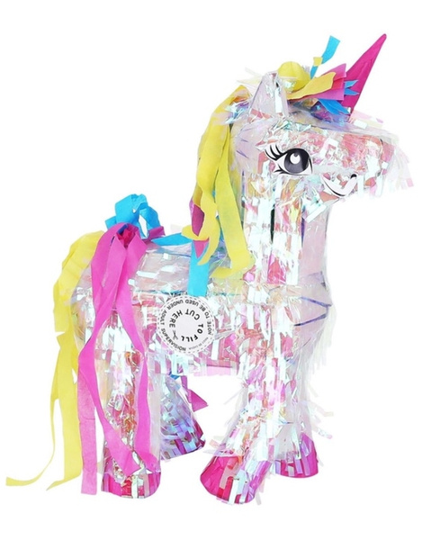 Piñata Unicornio 3D 25x41 cms.