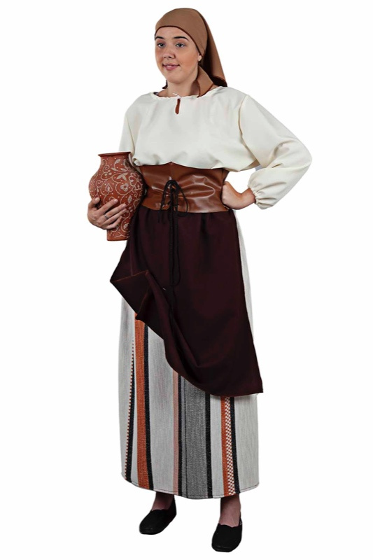 Disfraz mesonera medieval para mujer