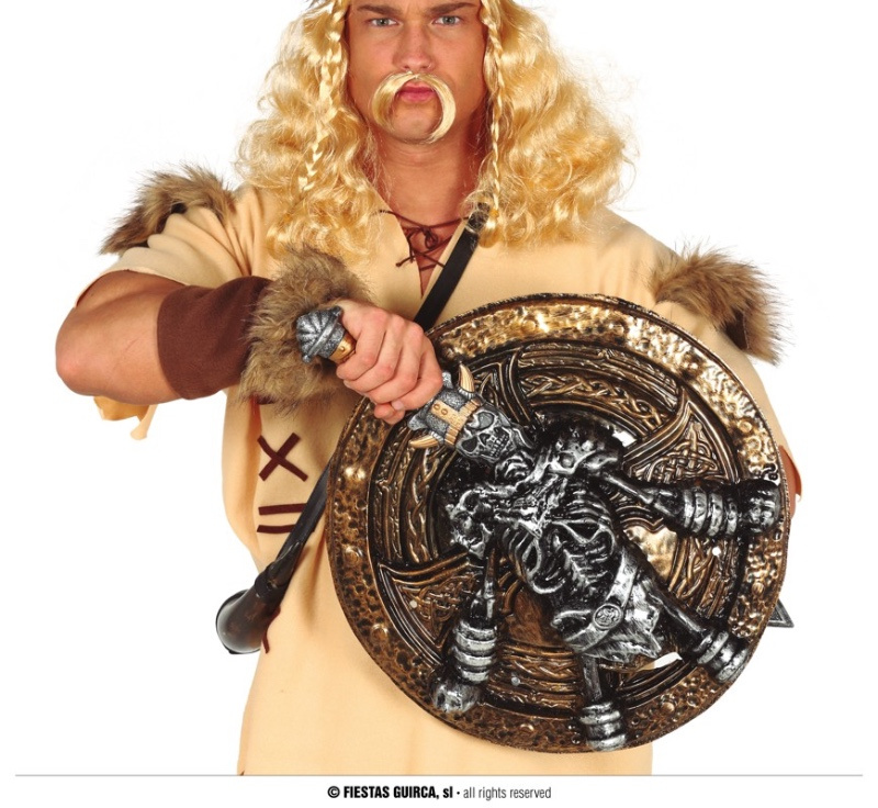 Escudo con espada vikingo