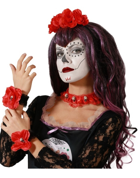 Set Catrina Roja 4 piezas