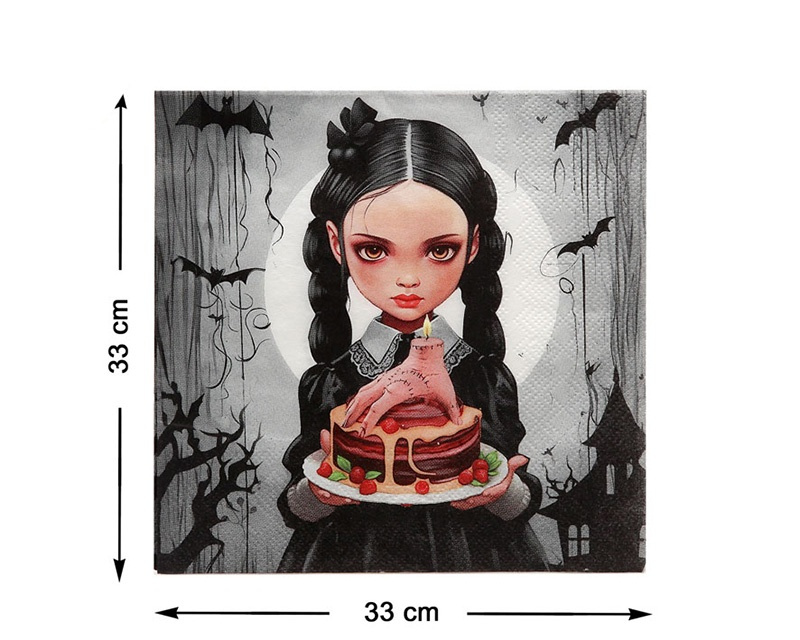 20 Servilletas Niña Muerta 33X33cms.