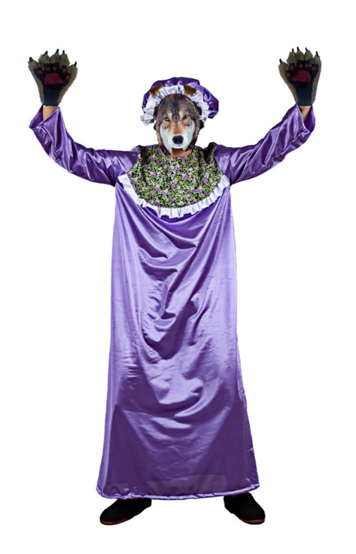 Disfraz Camison Abuelita Lobo