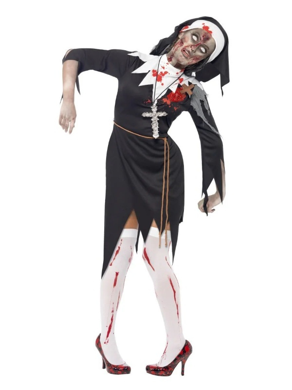 Disfraz Monja Zombie mujer oferta