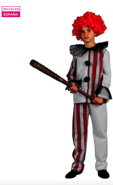 Disfraz Payaso Asesino Infantil