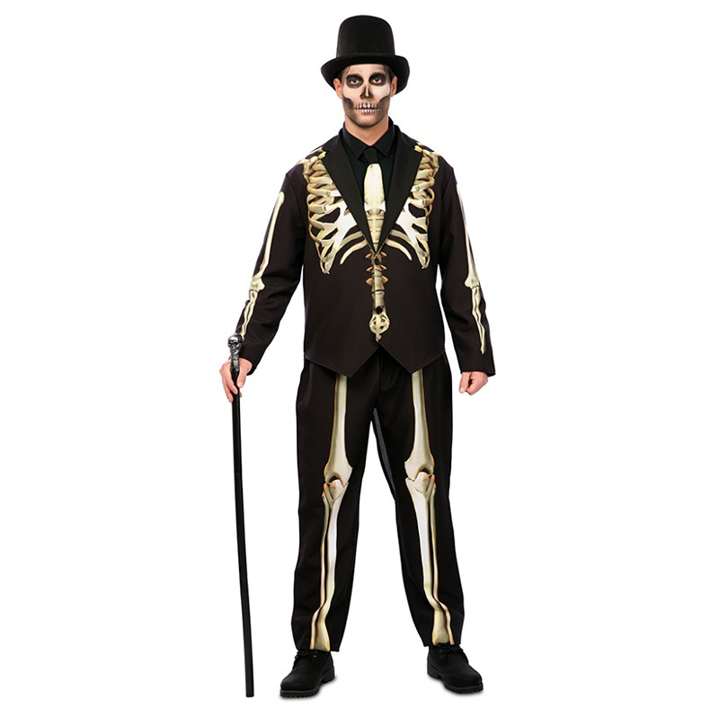 Disfraz Traje Chaqueta Esqueleto Adulto