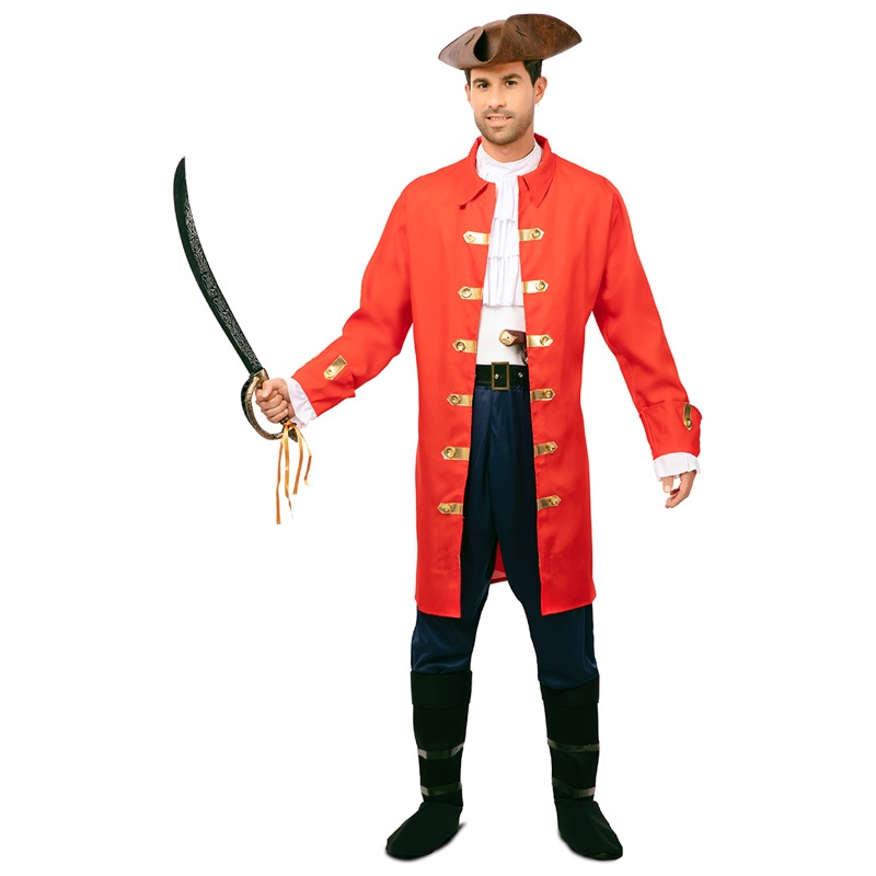 Disfraz capitan pirata adulto