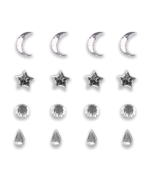 Sticker Jewel Face Falso Piercing