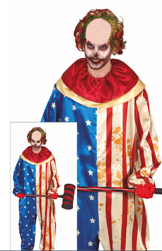 Disfraz Payaso Patriota 14/16 años