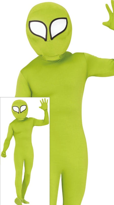 Disfraz Alien Verde Adulto