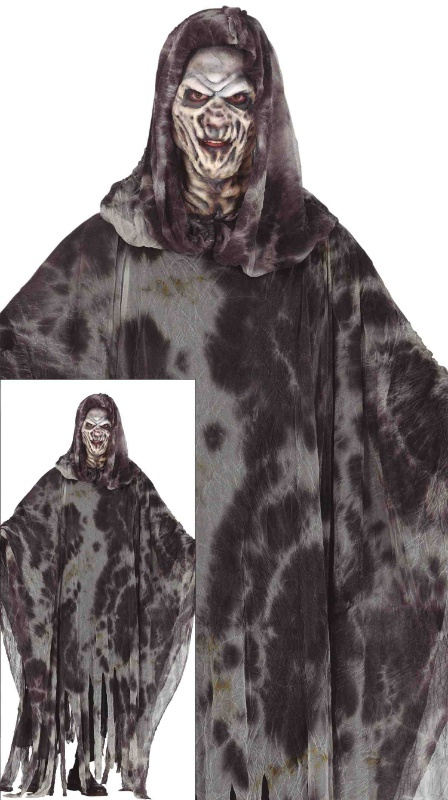 Disfraz Fantasma Gris AD