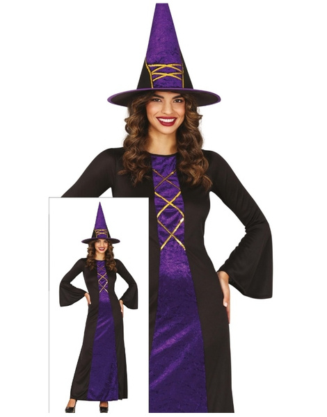 Disfraz Bruja Morada AD