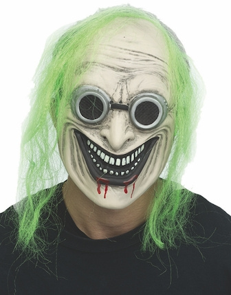 Máscara Científico loco con pelo
