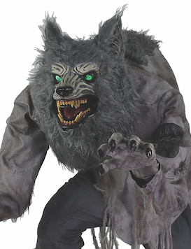 Figura Lobo Deluxe eléctrico 1.50 Mtrs.