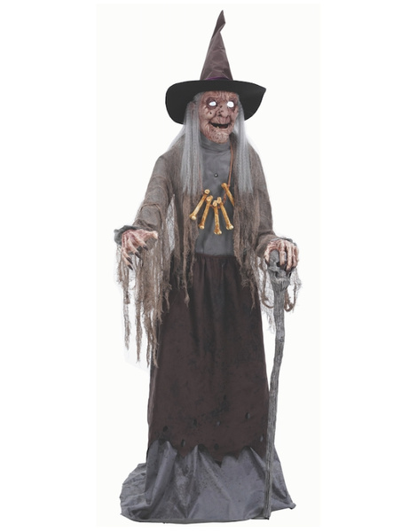 Figura Bruja Deluxe eléctrica 175 cms